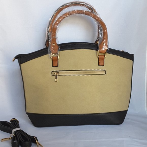 FAUX LEATHER & SUEDE PURSE - Picture 4 of 8